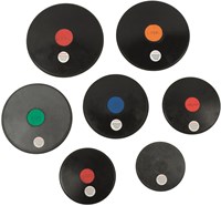 Megaform Gummi Diskus Sportspielzeug farbcodiert-2
