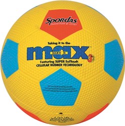 Spordas ballon de football Max Super Soft Touch - extra doux et très visible