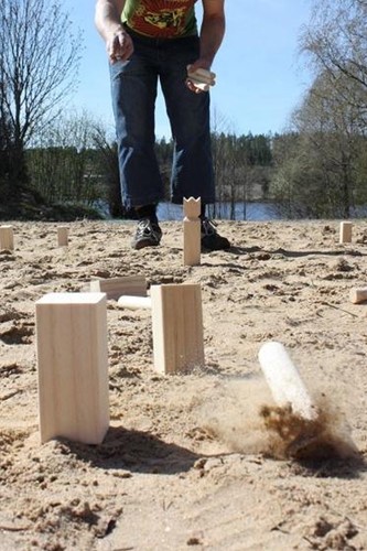 Tactic 55135 Kubb in Cardboard Box, Beige-3