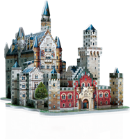 Wrebbit 3D Château de Neuschwanstein - Puzzle 3D - 890 pièces-2