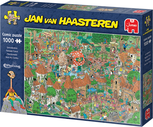 Jumbo Puzzle Jan van Haasteren - Efteling Märchenwald 1000 Teile Puzzle-3