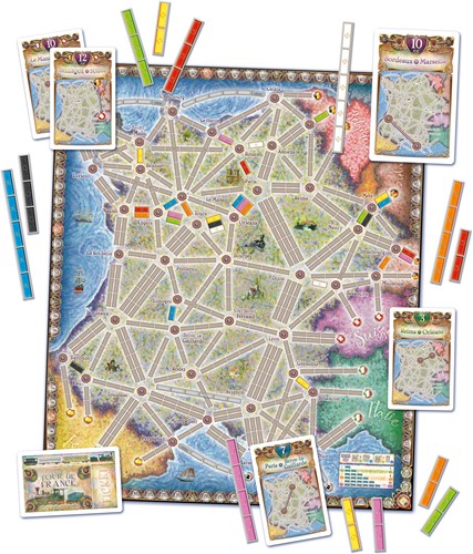 Days of Wonder Brettspiel Zug um Zug Frankreich/Altes Westen-3