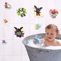 Twisk Bing figurines de bain jouet de bain - set mousse 8 pièces avec filet de rangement-3