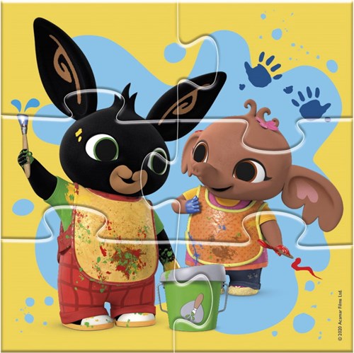 Twisk Bing puzzle enfant 4 en 1 - jouet éducatif en carton 4x6x9x16-2
