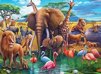 Puzzel 200 XXL Op safari!-2
