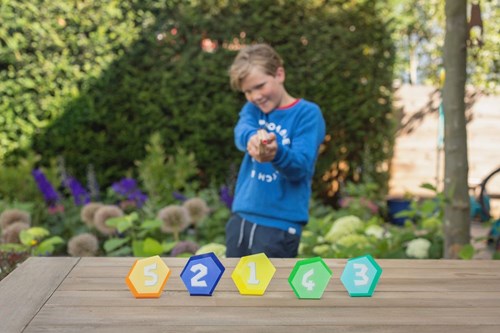 BS Toys Schießspiel Gummipistole Holz Zielscheiben Koordination-3