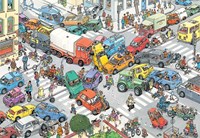 Jan van Haasteren Puzzle Verkehrschaos 3000 Teile Cartoon Puzzle Erwachsene-2