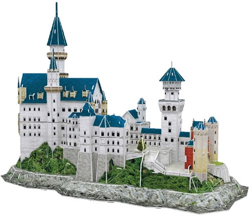 Cubic Fun puzzle 3D Neuschwanstein Castle coffret château-3