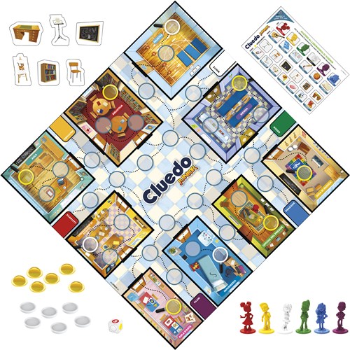 Hasbro Kinderspiel Cluedo Junior-3