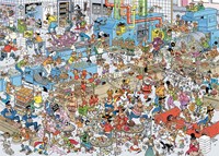 Jumbo Puzzle Jan van Haasteren Die Bäckerei 1000 Teile Cartoon Puzzle-2