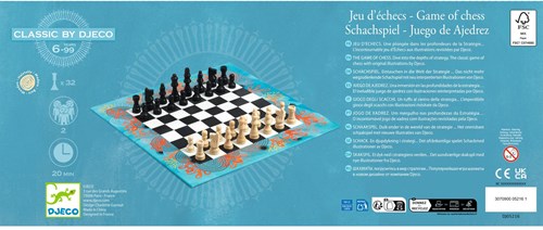 Djeco JEUX - JEUX CLASSIQUES Echecs - FSC MIX