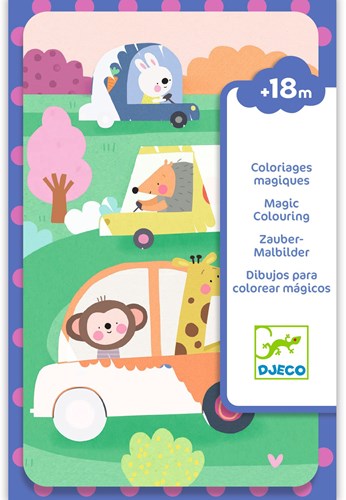 Djeco LES PETITS CADEAUX DES PETITS - COLORIAGE En route