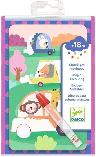 Djeco LES PETITS CADEAUX DES PETITS - COLORIAGE En route