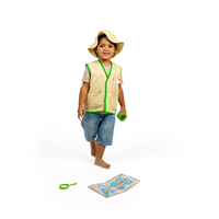 BigJigs Entdecker Verkleidungsset mit Zubehör - Spielzeug-2