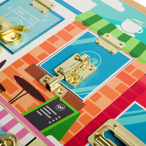 Bigjigs Toys Latches & Catches Board-2