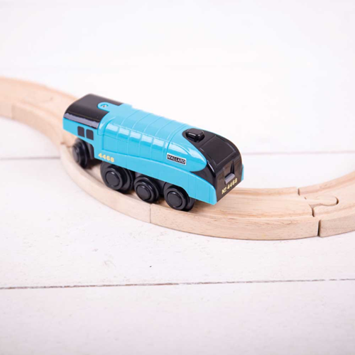 Bigjigs Mallard Batteriebetriebene Lokomotive (4)-2