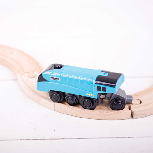 Bigjigs Mallard Batteriebetriebene Lokomotive (4)-3