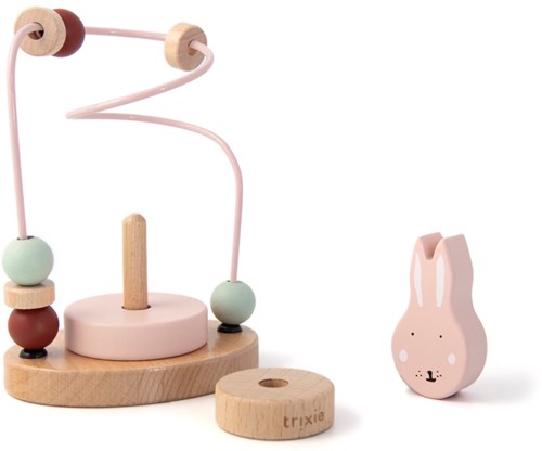 Trixie Holzperlenlabyrinth - Lernspielzeug Mrs. Rabbit Hase FSC-2