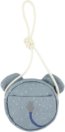 Trixie sac enfant sac à main bleu Mrs. Elephant sac rond coton-2