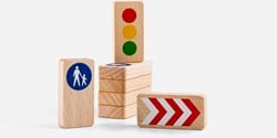 Waytoplay Straßenblöcke - Verkehrsschilder