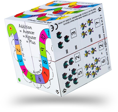 ZooBooKoo *Add & Subtract Cube Book- French-2