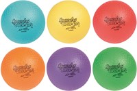 Spordas set de balles de jeu SuperSafe PG - 6 balles colorées