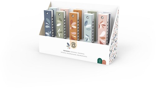 Speedy Monkey - Harmonica en display - 10pcs - 13x2,3x2,7cm - 3a+