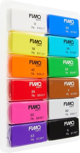 Fimo Modelliermasse Color Pack - 12 Farben - 12 x 25 Gramm-2