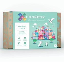 Connetix Magnetische tegels Pastel Creatief 120 stuks