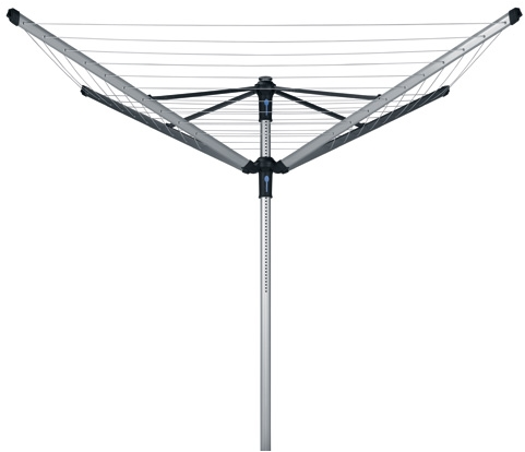 Brabantia séchoir rotatif Advance 50 mètres - corde à linge avec housse