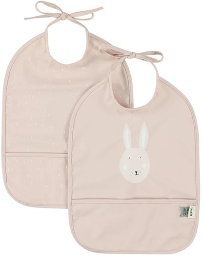 Trixie Waterproof Lätzchen 2er-Pack - Mrs. Rabbit