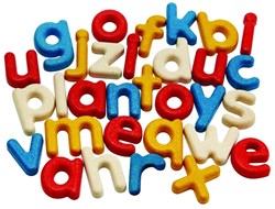 PlanToys Holzspielzeug Kleinbuchstaben Alphabet