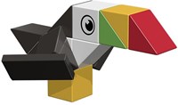 Ainstein jouet éducatif Bird of paradise - jeu en carton coloré pour enfants