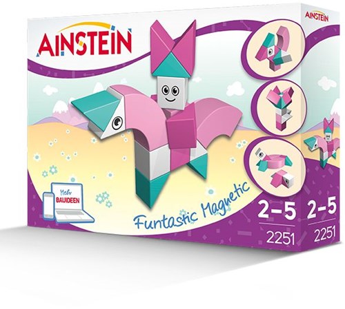 Ainstein blocs magnétiques licorne princesse jouet créatif-2