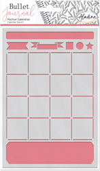 Aladine Aladine Bullet Journal Schablone A5 Kalender