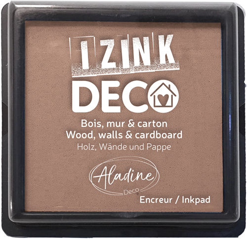 Aladine Stempelkissen beige XL für kreatives Basteln und Dekoration