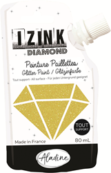 Aladine Aladine Izink Diamond Glitter Paint 80 ml Gold