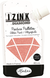 Aladine Aladine Izink Diamond Glitter Paint 80 ml Puderrosa