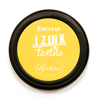 Aladine Textilstempelkissen Gelb - Stoffstempelkissen für Textilien