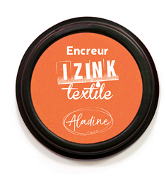 Aladine Textilstempelkissen orange - Stoffstempelkissen für Textilien