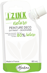 Aladine Aladine Izink Nature Deco Paint 80 ml Weiß