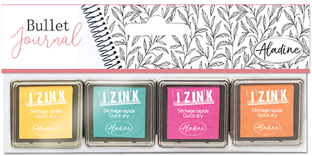 Aladine Stempelkissen Set Pastell - Bullet Journal schnelltrocknend