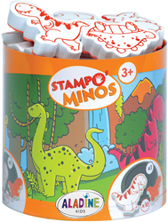 Aladine Aladine Kids Stampo Minos Stempel Set Dino's 10 stuks