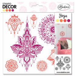 Aladine Aladine Stampo Decor Stempels Yoga