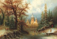 DToys Albert Bredow - Romantic Winter Landscape - 1,000 pieces