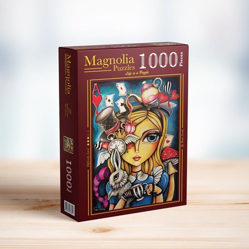 Magnolia Puzzle Alice - 1000 Teile Kunstwerk Jigsaw-2