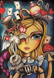 Magnolia Puzzle Alice - 1000 Teile Kunstwerk Jigsaw
