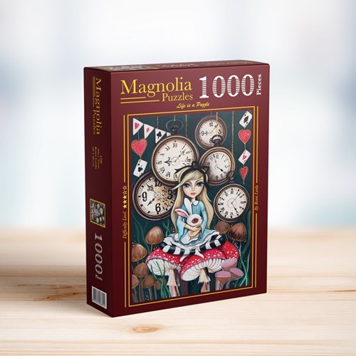 Magnolia Puzzle Alice Time - 1000 Teile Jigsaw Multicolor-2