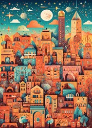 Alipson Puzzle Amazing City - 500 pieces