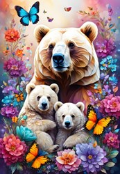 Alipson Puzzle Bären - Maternal Love Collection - 1000 Teile Puzzle